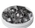 Multi-Shape Stainless Steel Biscuit and Cookie Cutter Set