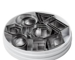 Multi-Shape Stainless Steel Biscuit and Cookie Cutter Set
