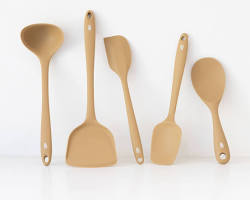 Seamless Heat-Resistant Silicone Spatula Set (Multi-Piece)